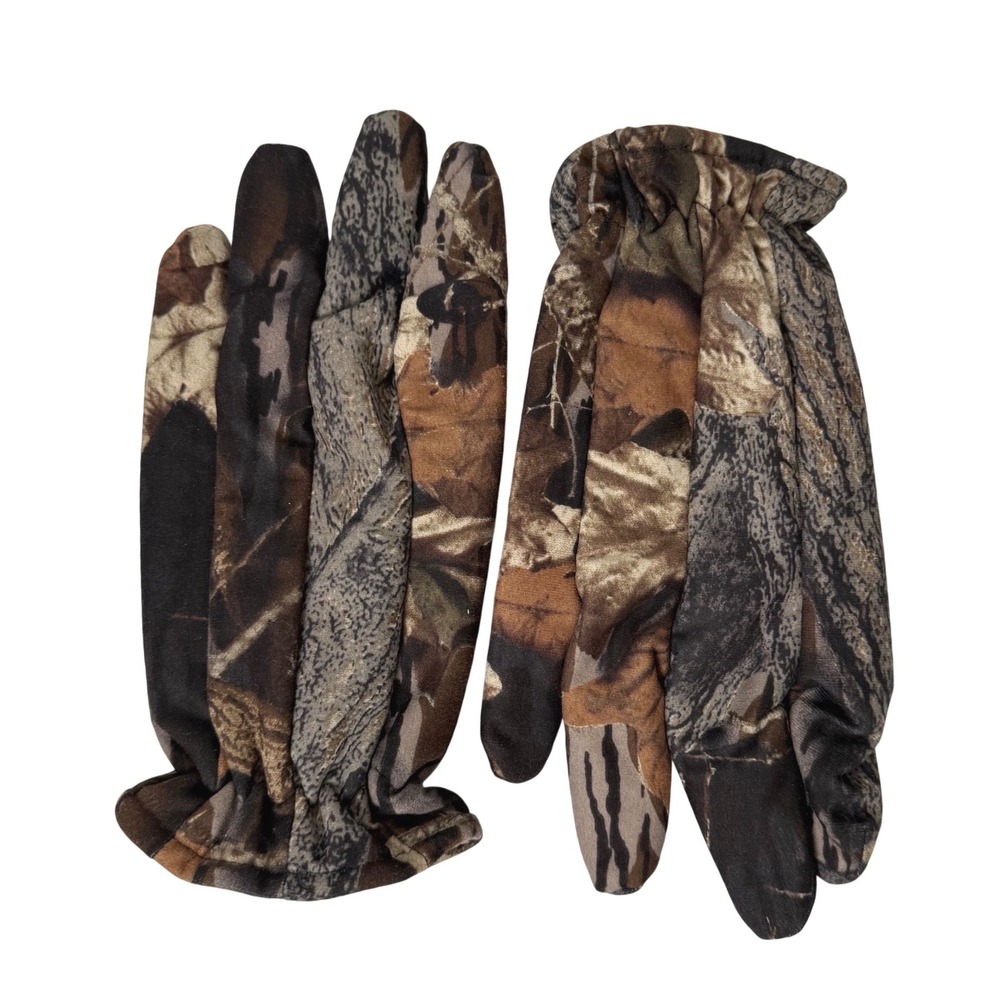 Scent-Lok Hunting Gloves‎ Mens Camouflage Odor Eliminating Brown Camo OSFM